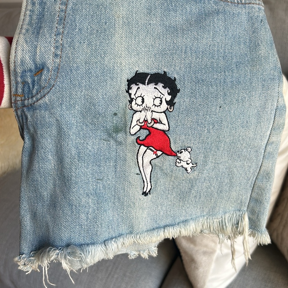 Extremely Rare Vintage TOO CUTE Betty Boop doggie Shorts ! - Picture 6 of 6